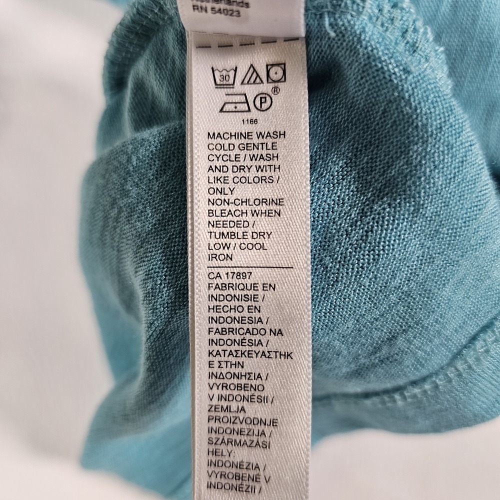 Athleta Breezy Wrap Tank Top Women's Small Blue Sleeveless Surplice Stretch - Picture 7 of 8